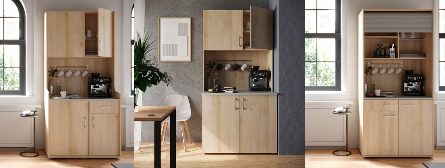 Максимизация пространства: инновационные решения для небольших офисных кухонь
